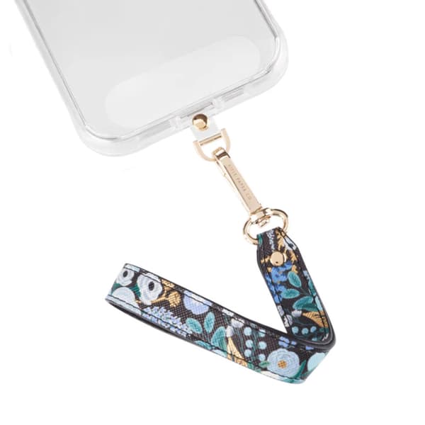 Rifle Paper Phone Wristlet - Universal telefonlinja (Garden Party Blue)