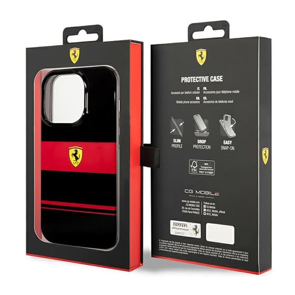 Ferrari Combi MagSafe - iPhone 14 Pro Max etui (sort)