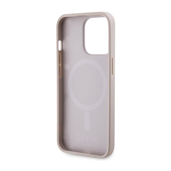 Guess 4G Printed Stripes MagSafe - iPhone 13 Pro-fodral (rosa)