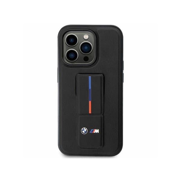 BMW Grip Stand Hot Stamp - iPhone 14 -kotelo (musta)