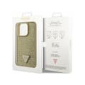 Miniatyrbillede 8 af 8: Guess Rhinestone Triangle - iPhone 14 Pro etui (guld)