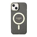 Miniatyrbillede 3 af 8: Guess Glitter Gold MagSafe - iPhone 14 Plus etui (sort)