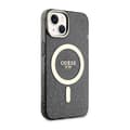 Miniatyrbillede 4 af 8: Guess Glitter Gold MagSafe - iPhone 14 Plus etui (sort)