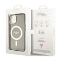 Miniatyrbillede 8 af 8: Guess Glitter Gold MagSafe - iPhone 14 Plus etui (sort)