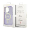 Miniatyrbillede 8 af 8: Guess Glitter Gold MagSafe - iPhone 14 Pro-cover (lilla)