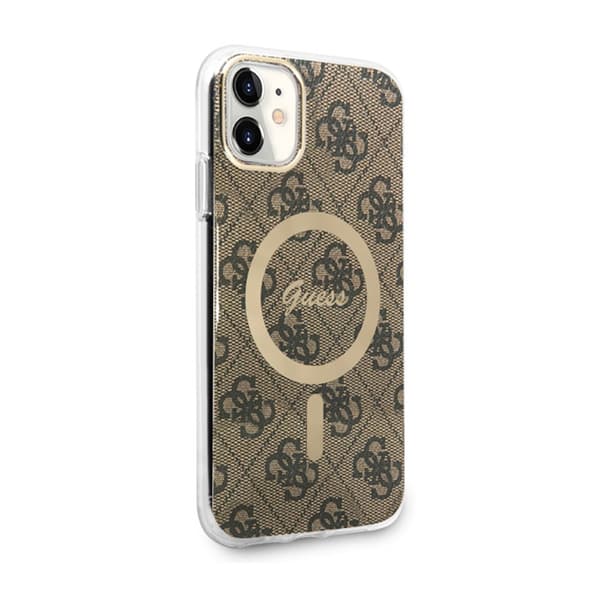 Guess 4G MagSafe - iPhone 11 cover (brun)