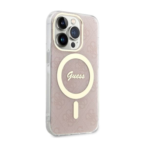 Guess 4G MagSafe - iPhone 14 Pro-cover (Pink)