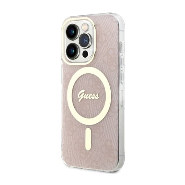 Guess 4G MagSafe - iPhone 14 Pro-cover (Pink)