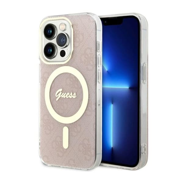 Guess 4G MagSafe - iPhone 14 Pro-cover (Pink)