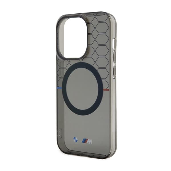 BMW Pattern MagSafe - iPhone 14 Pro etui (grå)