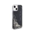 Miniatyrbild 4 av 7: Guess Liquid Glitter Marble - iPhone 14-fodral (svart)