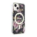 Miniatyrbillede 4 af 8: Guess Flower MagSafe - iPhone 14 etui (sort)