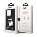 Miniatyrbillede 8 af 8: Karl Lagerfeld 3D gummi NFT Choupette - iPhone 14 Pro-etui (sort)