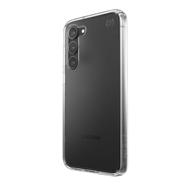 Speck Presidio Perfect-Clear - Samsung Galaxy S23+ -kuori MICROBAN-pinnoitteella (kirkas)