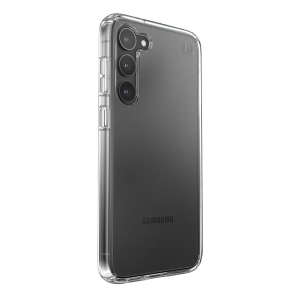 Speck Presidio Perfect-Clear - Samsung Galaxy S23+ -kuori MICROBAN-pinnoitteella (kirkas)