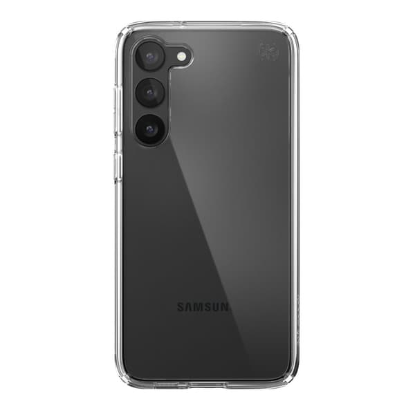 Speck Presidio Perfect-Clear - Samsung Galaxy S23+ -kuori MICROBAN-pinnoitteella (kirkas)