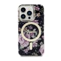 Miniatyrbillede 3 af 8: Guess Flower MagSafe - iPhone 14 Pro-etui (sort)