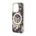 Miniatyrbillede 6 af 8: Guess Flower MagSafe - iPhone 14 Pro-etui (sort)
