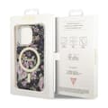 Miniatyrbillede 8 af 8: Guess Flower MagSafe - iPhone 14 Pro-etui (sort)