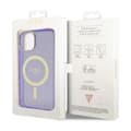 Miniatyrbillede 8 af 8: Guess Glitter Gold MagSafe - iPhone 14 cover (lilla)