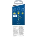 Miniatyrbillede 6 af 6: Energizer Ultimate - Multiplug EU / UK / US GaN USB-C 20W PD vægoplader + USB-C-kabel (sort)