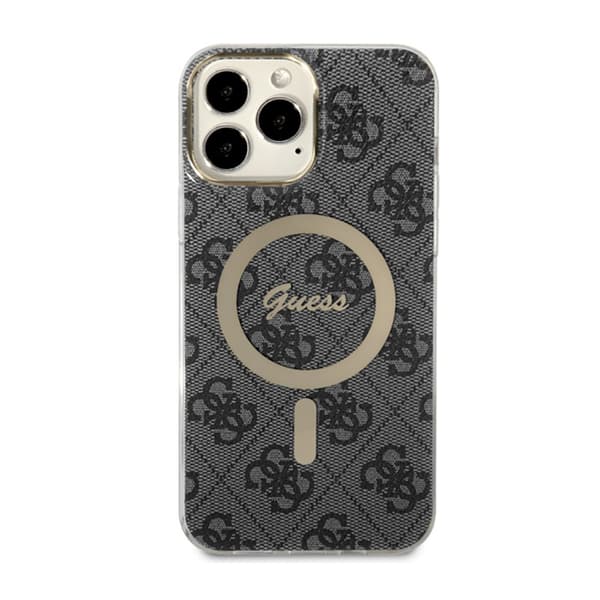 Guess 4G MagSafe - iPhone 13 Pro Max etui (sort)