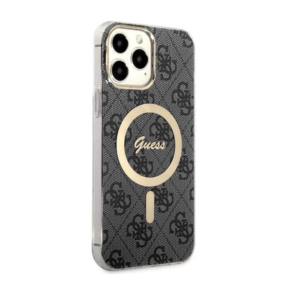 Guess 4G MagSafe - iPhone 13 Pro Max etui (sort)