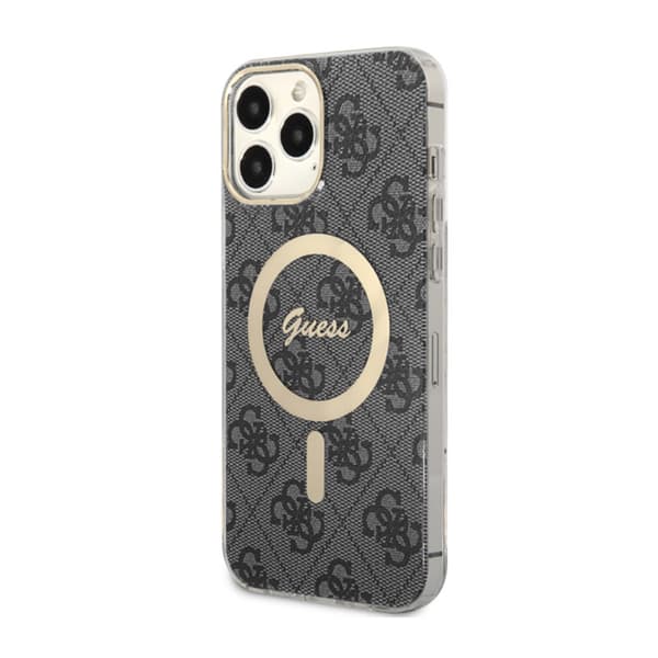Guess 4G MagSafe - iPhone 13 Pro Max etui (sort)
