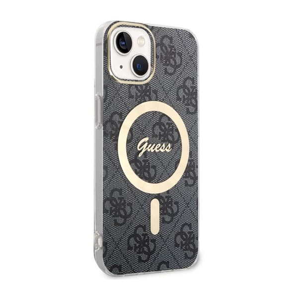 Guess 4G MagSafe - iPhone 14 etui (sort)