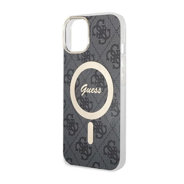 Guess 4G MagSafe - iPhone 14 etui (sort)