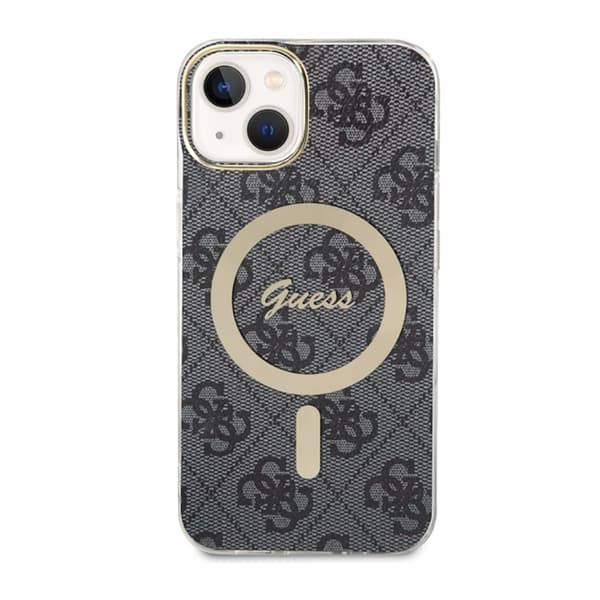Guess 4G MagSafe - iPhone 14 etui (sort)