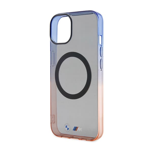 BMW Gradient Bumper MagSafe - iPhone 14 Plus etui (grå)
