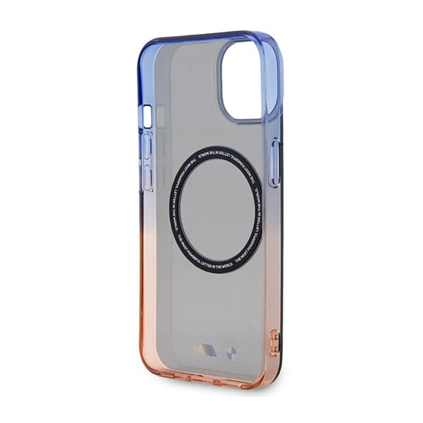 BMW Gradient Bumper MagSafe - iPhone 14 Plus etui (grå)
