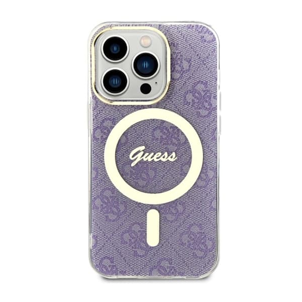 Guess 4G MagSafe - iPhone 14 Pro-cover (lilla)