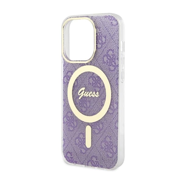 Guess 4G MagSafe - iPhone 14 Pro-cover (lilla)