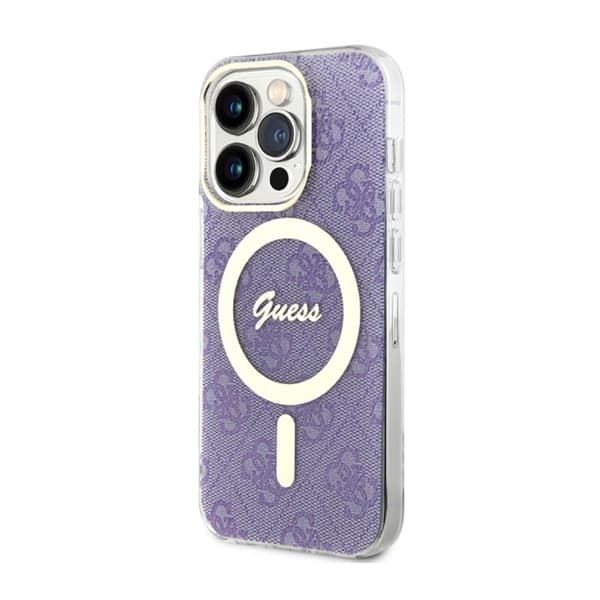 Guess 4G MagSafe - iPhone 14 Pro-cover (lilla)