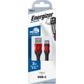 Miniatyrbillede 4 af 5: Energizer Ultimate - USB-A til USB-C-forbindelseskabel 2m (rød)
