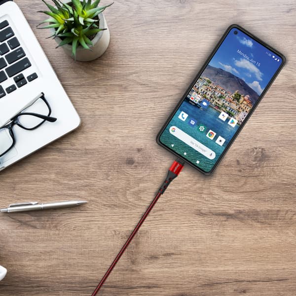 Energizer Ultimate - USB-A til USB-C-forbindelseskabel 2m (rød)