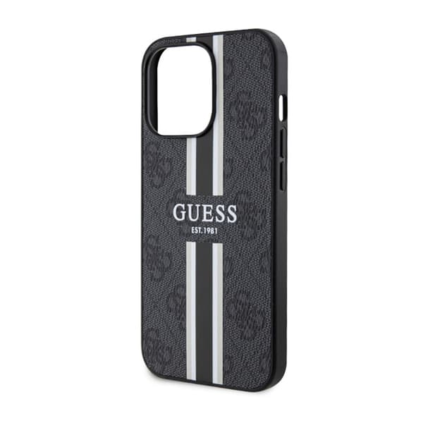 Guess 4G Printed Stripes MagSafe - iPhone 13 Pro Max etui (sort)