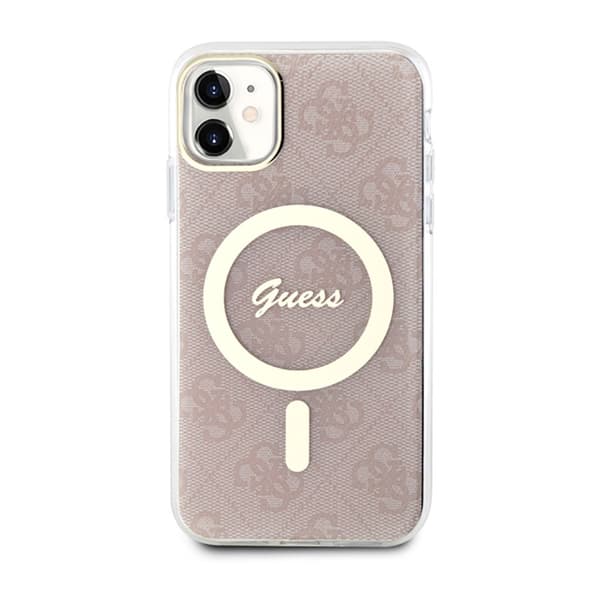 Guess 4G MagSafe - iPhone 11-fodral (rosa)