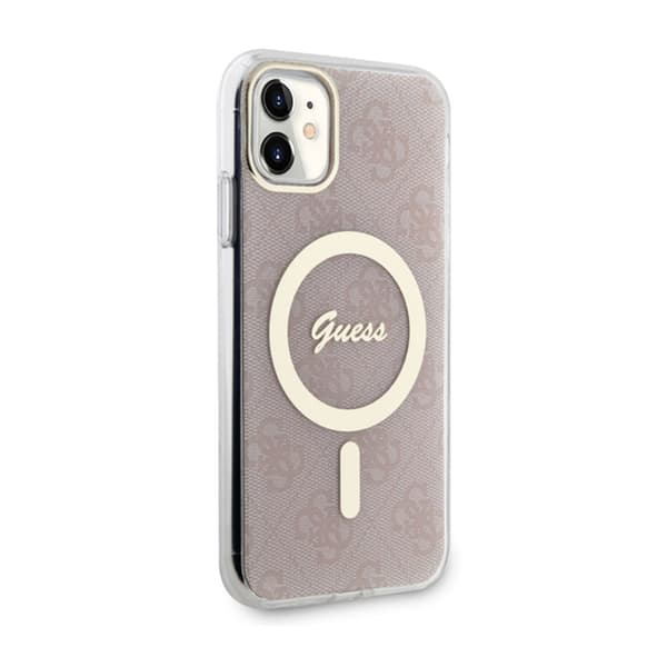 Guess 4G MagSafe - iPhone 11-fodral (rosa)