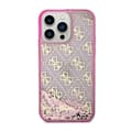 Miniatyrbillede 3 af 8: Guess Liquid Glitter Transculent 4G - iPhone 14 Pro-cover (Pink)