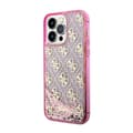 Miniatyrbillede 2 af 8: Guess Liquid Glitter Transculent 4G - iPhone 14 Pro-cover (Pink)