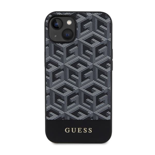 Guess GCube Stripes MagSafe - iPhone 14 Plus etui (sort)