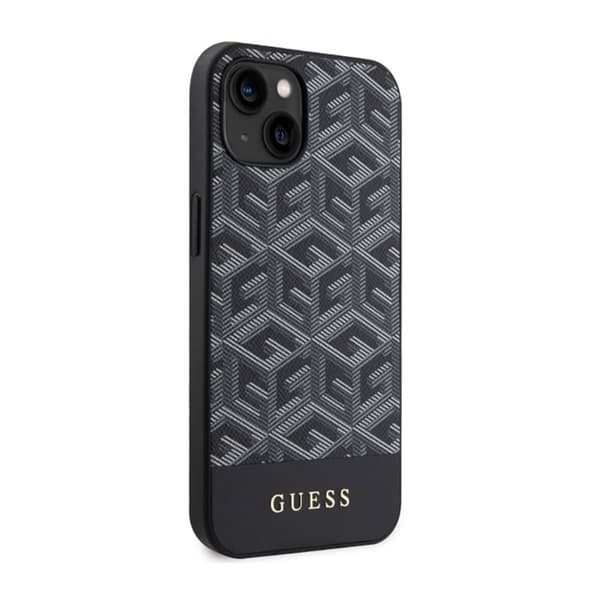 Guess GCube Stripes MagSafe - iPhone 14 Plus etui (sort)