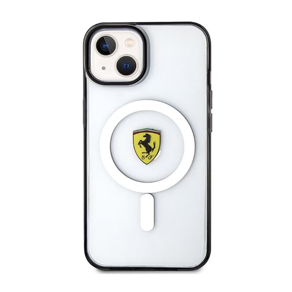 Ferrari Outline Magsafe - iPhone 14 cover (gennemsigtig)