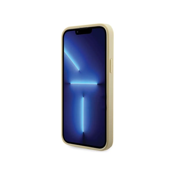 Guess Rhinestone Triangle - iPhone 14 Plus etui (guld)