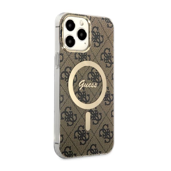 Guess 4G MagSafe - iPhone 13 Pro Max etui (brun)