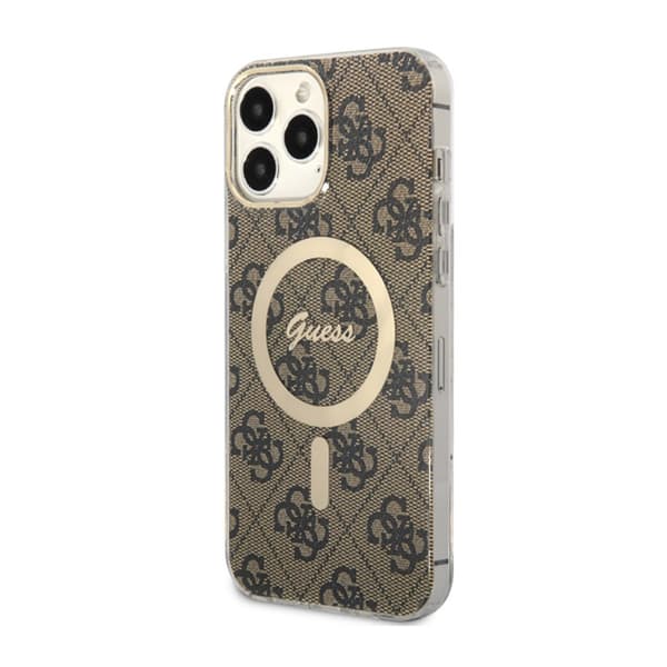 Guess 4G MagSafe - iPhone 13 Pro Max etui (brun)