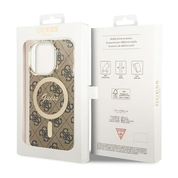 Guess 4G MagSafe - iPhone 14 Pro-cover (brunt)
